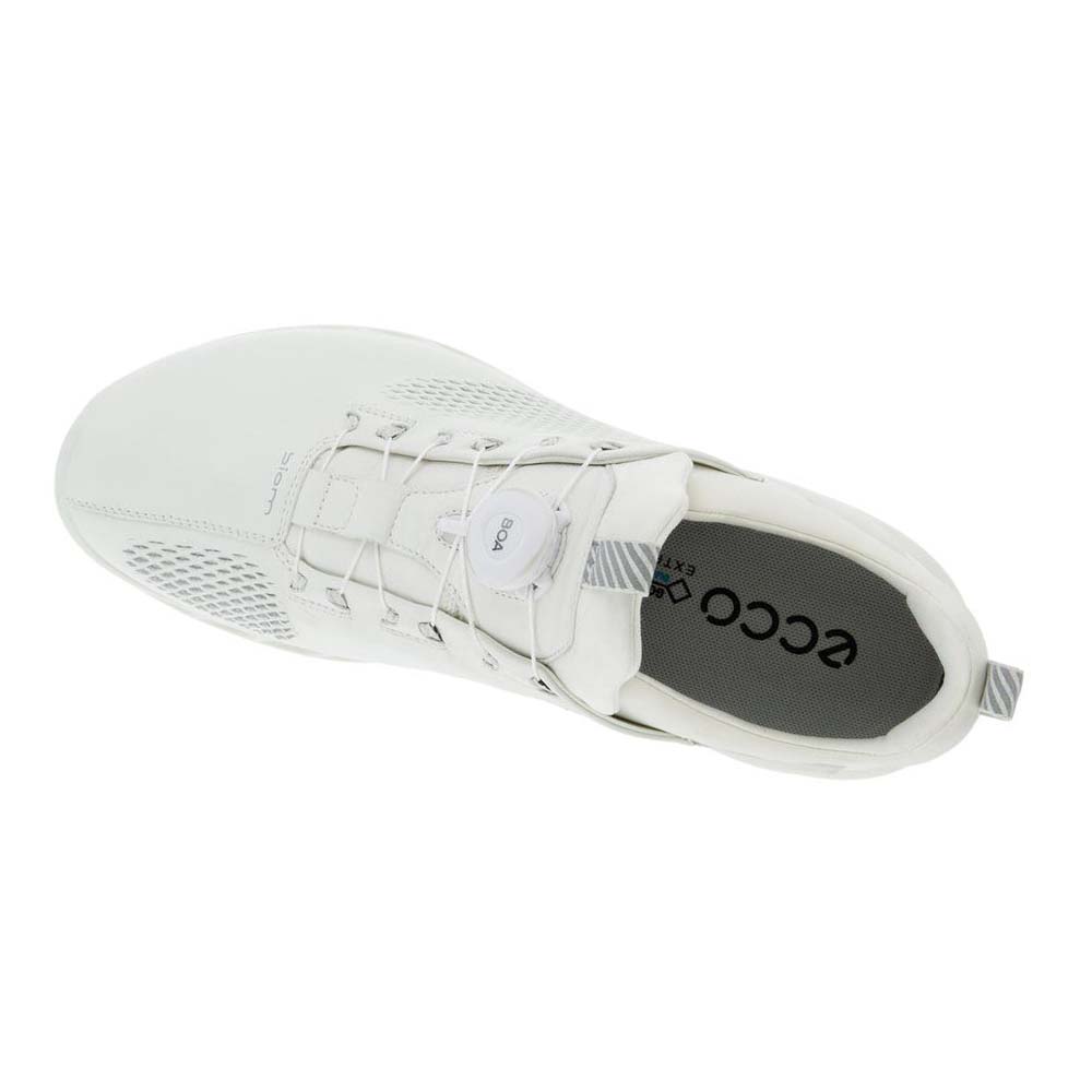 Men's Ecco Golf Biom Cool Pro Golf Shoes White | USA 545FDN